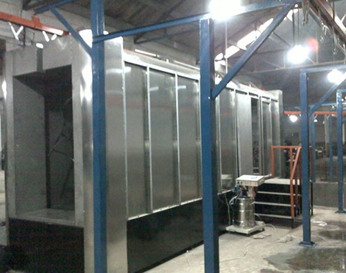 自動噴塗流水線生產